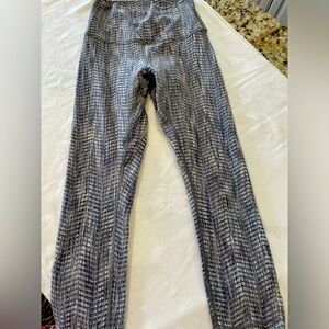 lululemon athletica Black and White Leggings